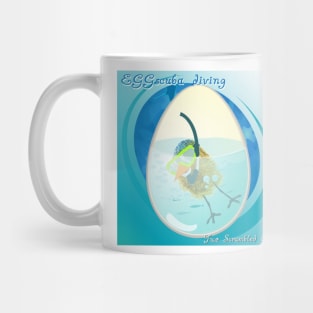 Two Scrambled Eggs - EGGscuba diving Mug